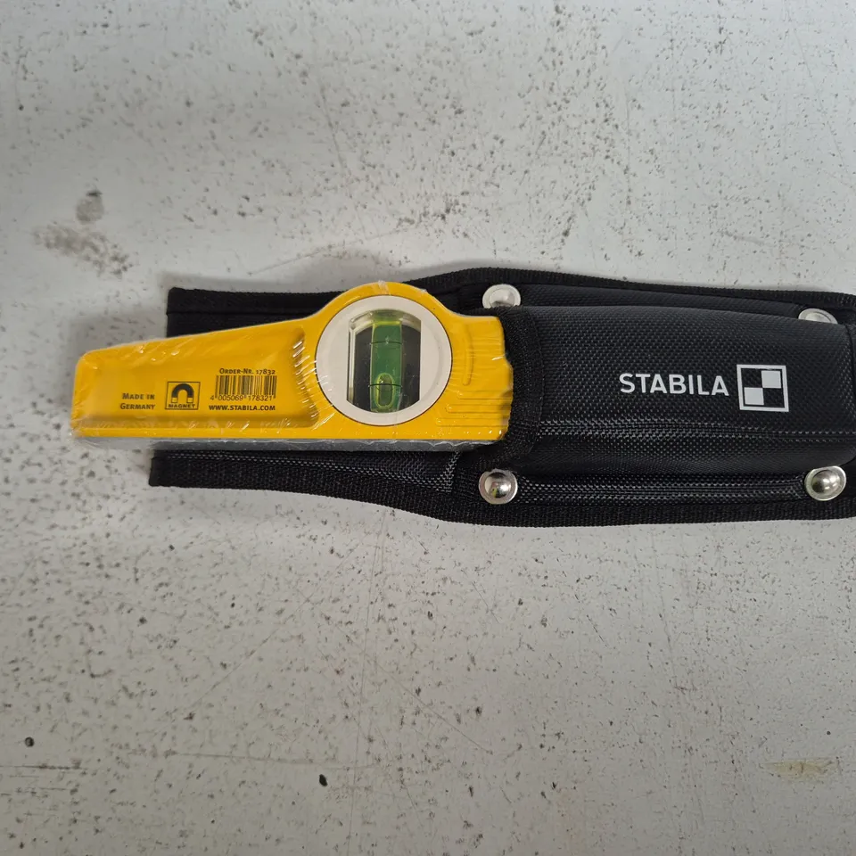 STABILA TYPE 81 S REM SPIRIT LEVEL 25 CM (10") WITH CARRYING POUCH