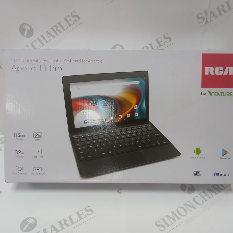 BRAND NEW BOXED VENTURER APOLLO 11 PRO 11.6” TABLET - 32 GB, BLACK