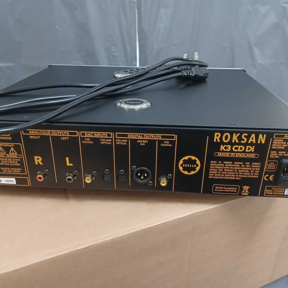 ROKSAN K3 CDDI HIFI CD PLAYER 