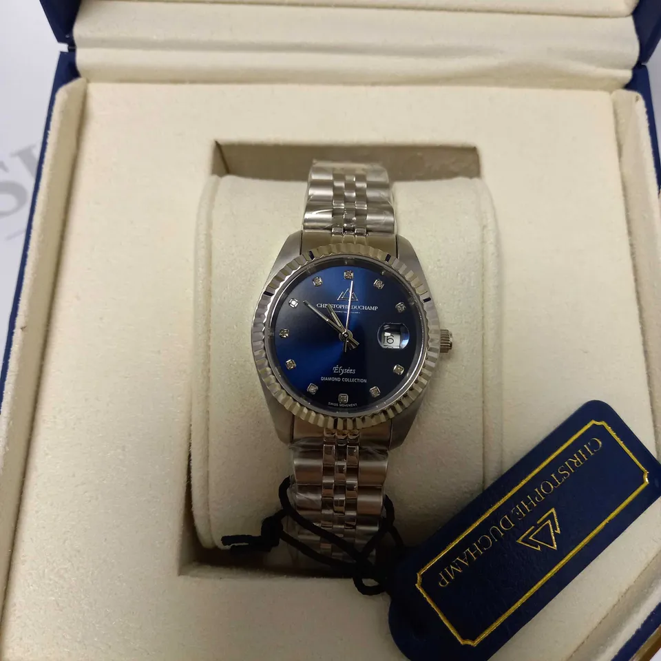 CHRISTOPHE DUCHAMP LADIES SWISS ELYSEES WRISTWATCH 