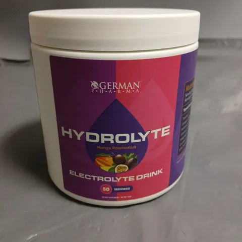 GERMAN PHARMA HYDROLYTE ELECTROLYTE DRINK 50 SERVINGS 