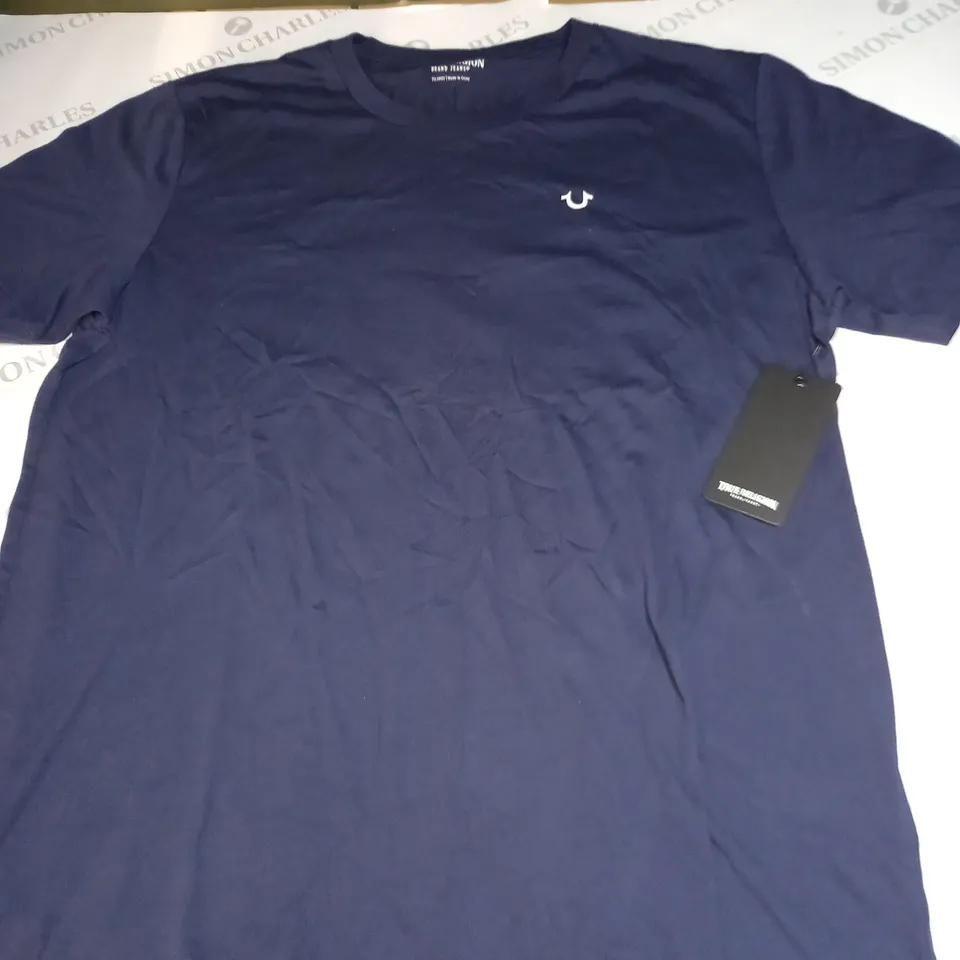 MENS TRUE RELIGION LOGO T-SHIRT SIZE XXL