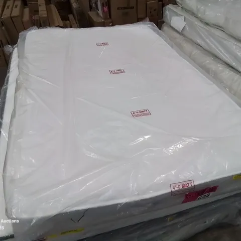 QUALITY BAGGED OPEN COIL SPRING MEMORY SMALL DOUBLE MATTRESS