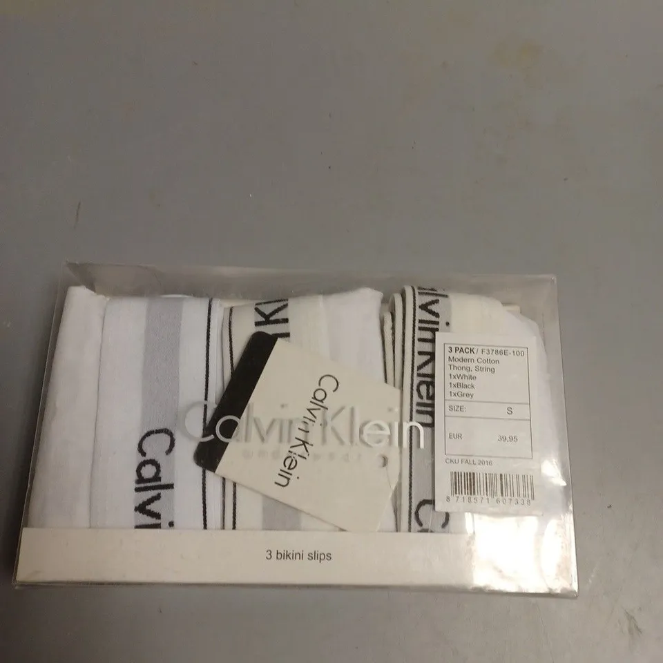 CALVIN KLEIN WOMENS UNDERWEAR LADIES CK BRALETTE THONG AND BOXER BRIEF SET 3PK WHITE 