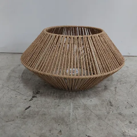 BAGGED 16CM H BAMBOO RATTAN NOVELTY PENDANT LAMP SHADE