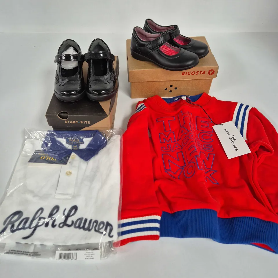 APPROXIMATELY 80 ASSORTED KIDS/TODDLERS CLOTHING ITEMS IN VARIOUS SIZES, STYLES & COLOURS TO INCLUDE BRANDS SUCH AS MARC JACOBS, POLO RALPH LAUREN, RICOSTA, ETC - COLLECTION ONLY