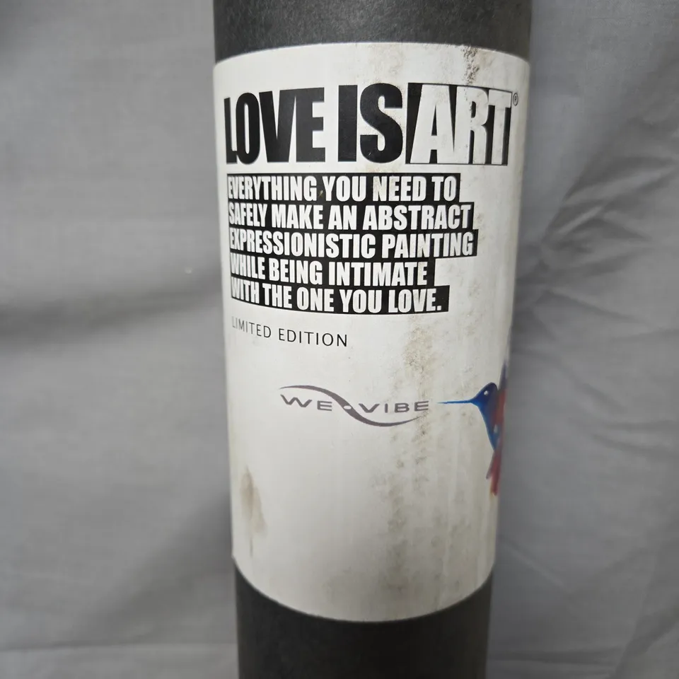 LOVE IS ART KIT – LIMITED EDITION COUPLES ABSTRACT PAINTING KIT