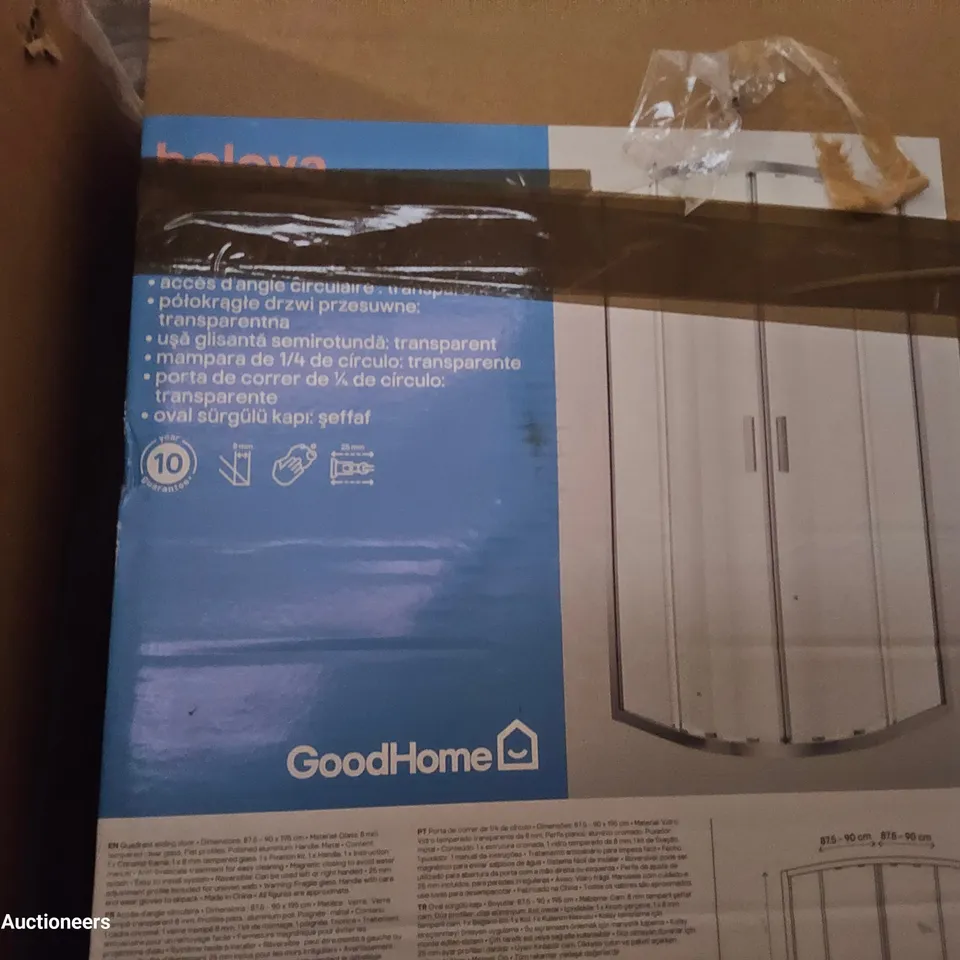 BOXED GOODHOME BELOYA SHOWER CUBICLE