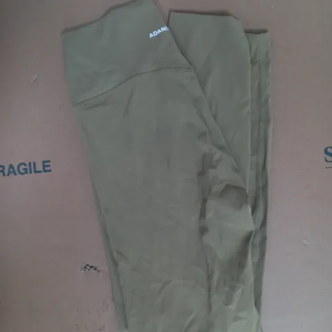 ADANOLA WORKOUT LEGGINGS IN KHAKI SIZE M