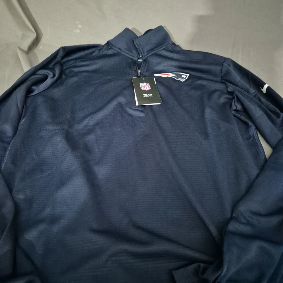 NIKE DRI FIT NAVY QUARTER ZIP - MEDIUM