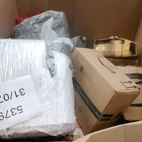 A PALLET CONTAINING ASSORTED HOUSEHOLD GOODS AND PRODUCTS TO INCLUDE; BOXED FURNITURE ETC