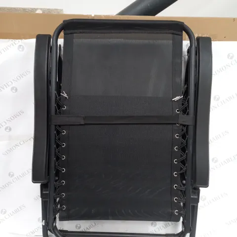 UNBRANDED BLACK RECLINING DECK CHAIR