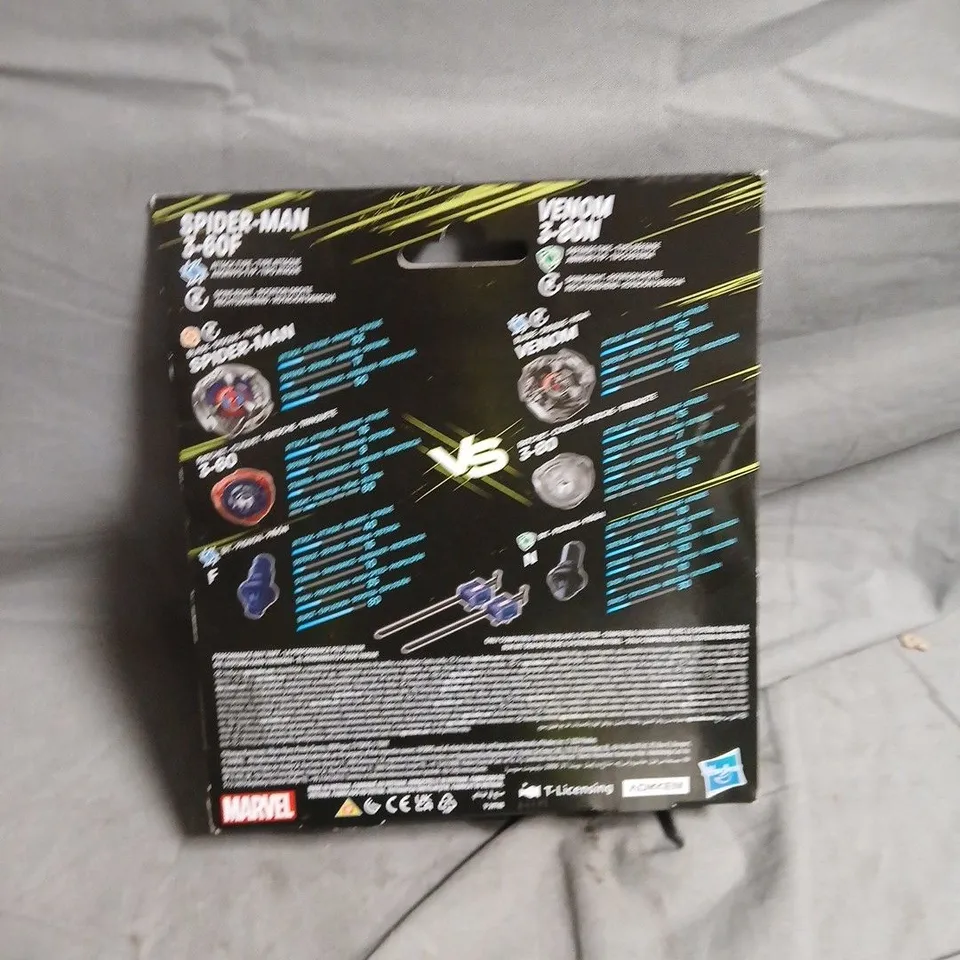 BEYBLADE X MARVEL TOY – SPIDER-MAN VS VENOM, BOXED