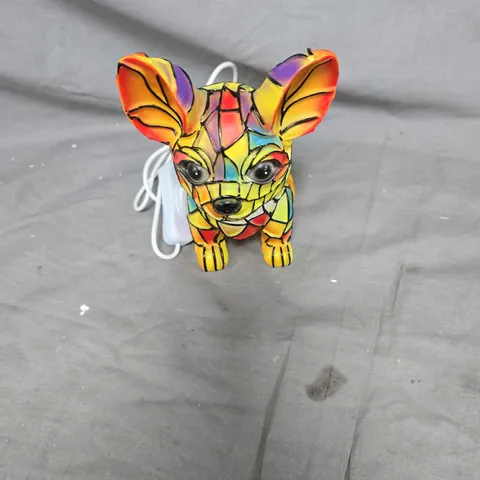 RAINBOW MOSAIC CHIHUAHUA NIGHT LIGHT (PLUG-IN)