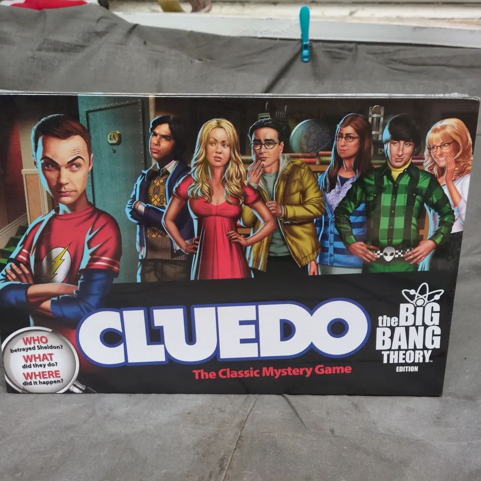 SEALED CLUEDO – THE BIG BANG THEORY EDITION (HASBRO) – THE CLASSIC MYSTERY GAME