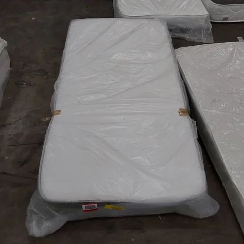 QUALITY BAGGED 3FT SINGLE HYBRID FIBRE FOAM OPEN COIL MATTRESS