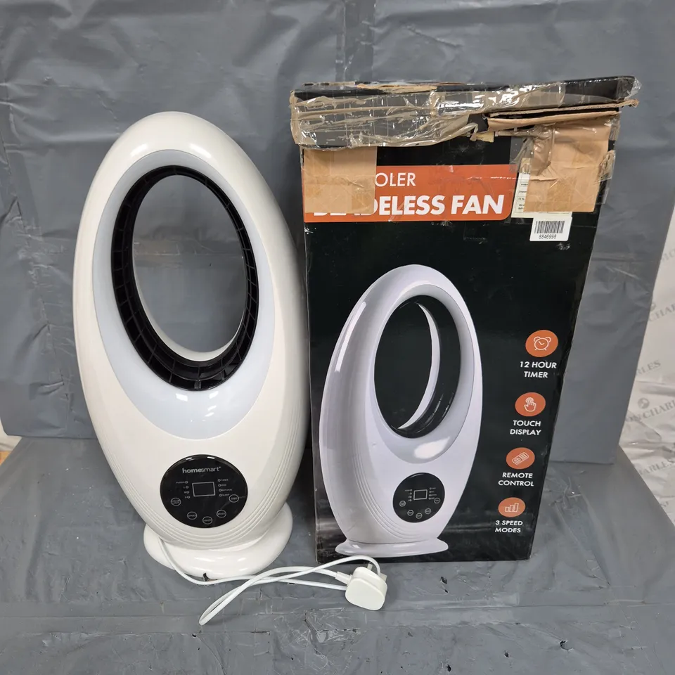 BOXED HOMESMART 60W AIR COOLER BLADELESS FAN
