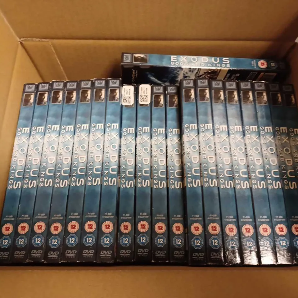 LOT OF APPROXIMATELY 20 'EXODUS GODS AND KINGS' DVDS