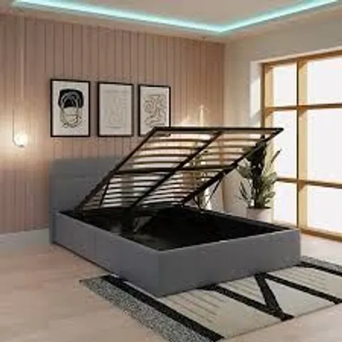 BOXED END LIFT OTTOMAN SMALL DOUBLE BED (2 BOXES)