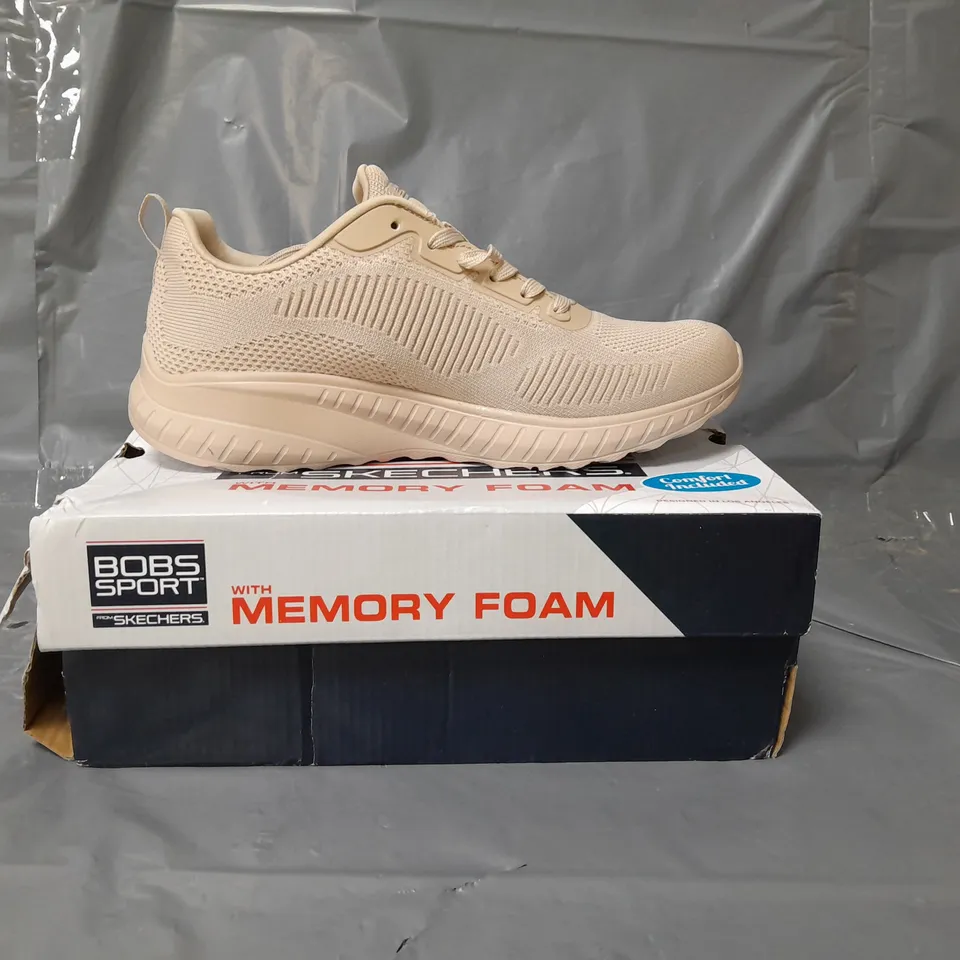 BOBS SPORT FROM SKECHERS TRAINERS TAUPE SIZE 5.5
