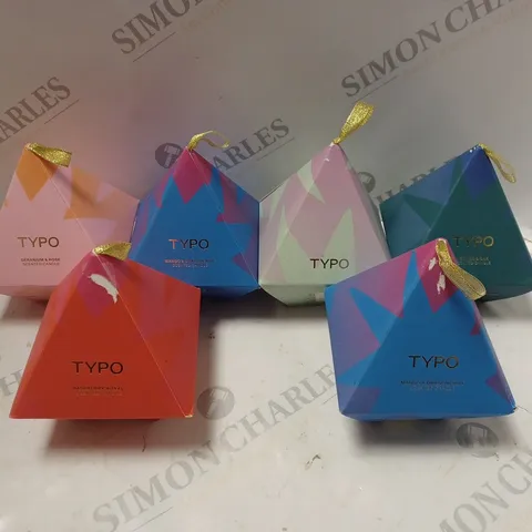 BOXED TYPO SCENTED CANDLE COLLECTION