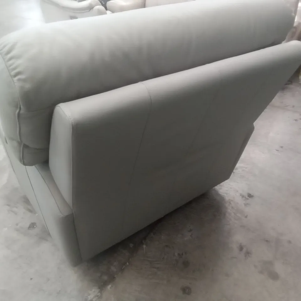 DESIGNER G PLAN MADE STRATFORD CHAIR - CAMBRIDGE GREY LEATHER 