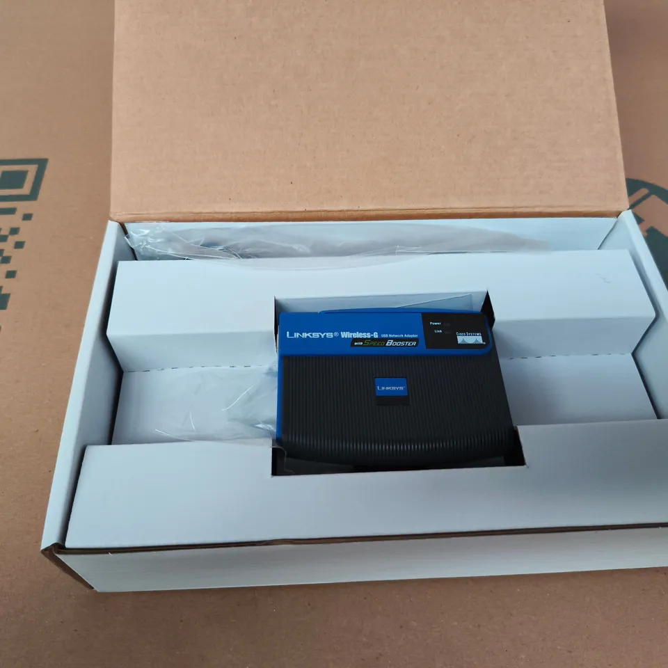 LINKSYS WIRELESS USB NETWORK ADAPTER WITH SPEEDBOOSTER 