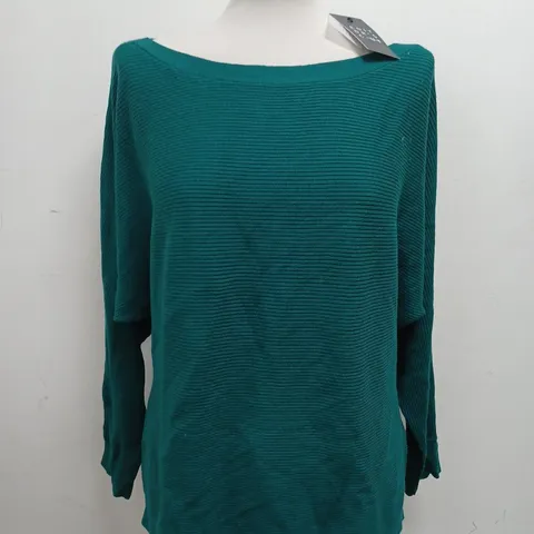 EDIT OR'S CUT LINIAN SKINNY BATWING SLASH NECK JUMPER - SIZE 14