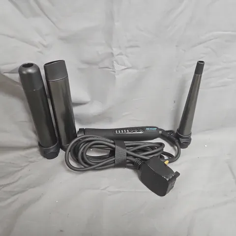 REVAMP PROFESSIONAL PROGLOSS MULTIFORM HAIR STYLING SYSTEM – 3 ATTACHMENTS, CORDED