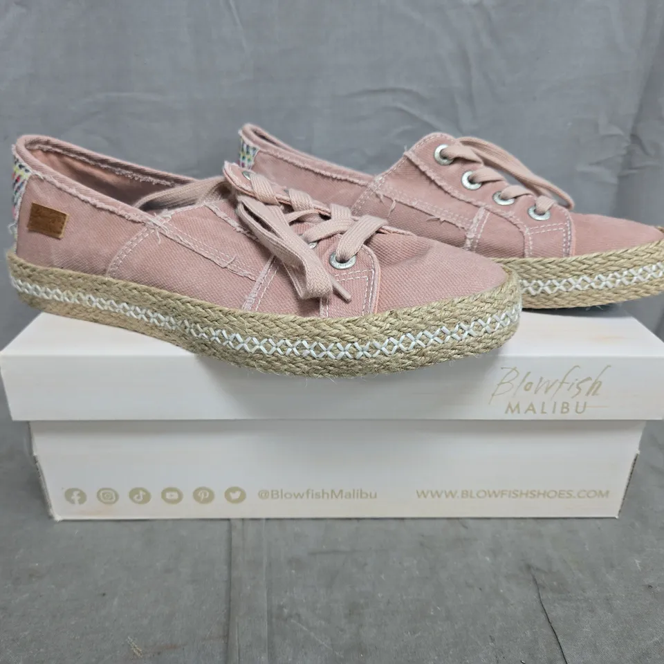 BOXED PAIR OF BLOWFISH BEUNOS SHOES IN DUSTY PINK SIZE UK 7
