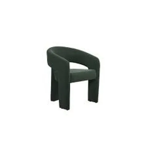 BOXED ALBA FOREST GREEN DINING CHAIR (1 BOX)