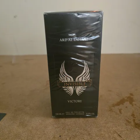 BOXED AND SEALED ARD AL ZAHRAT INVISIBLE VICTORY EAU DE TOILETTE 100ML
