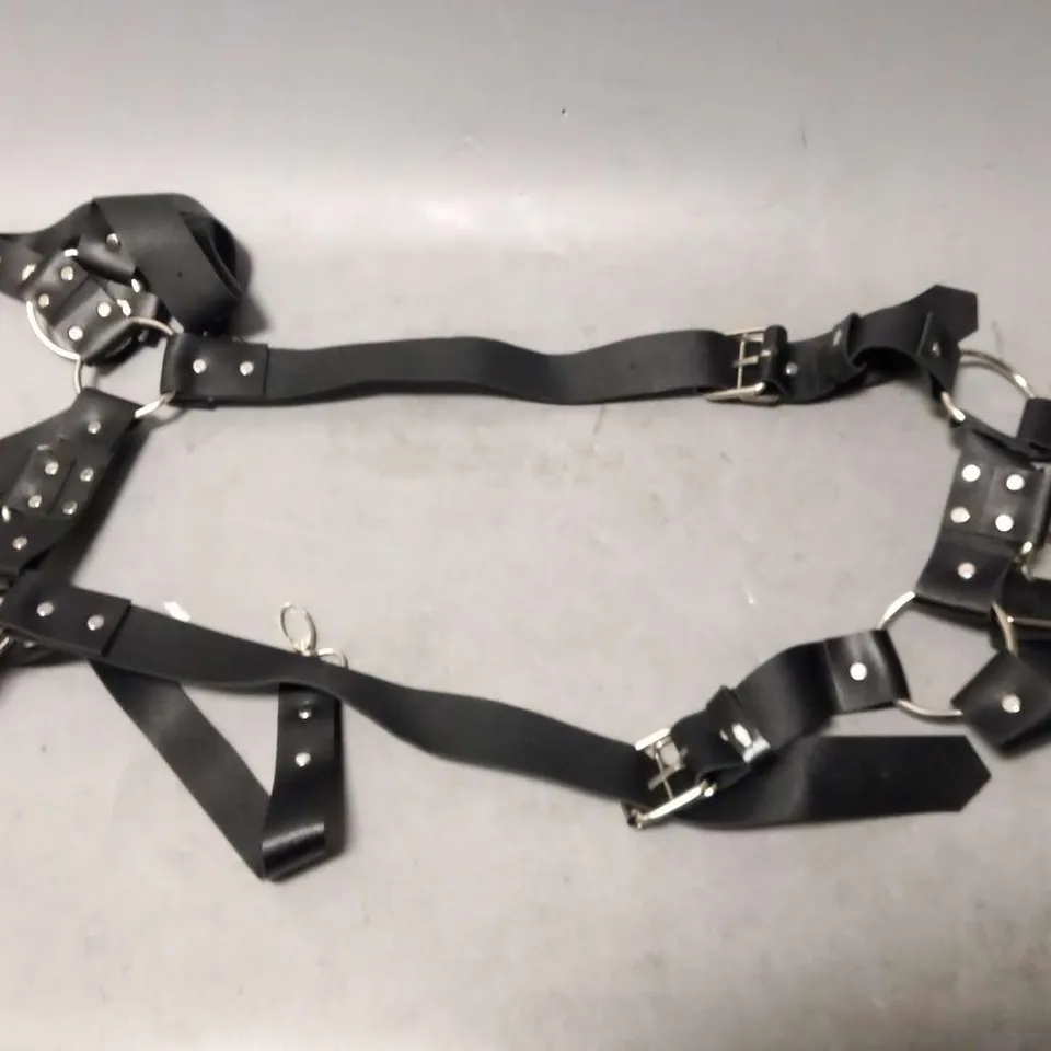 FIVE ASSORTED FETISHEASE FOR MEN BONDAGE ACCESSORIES