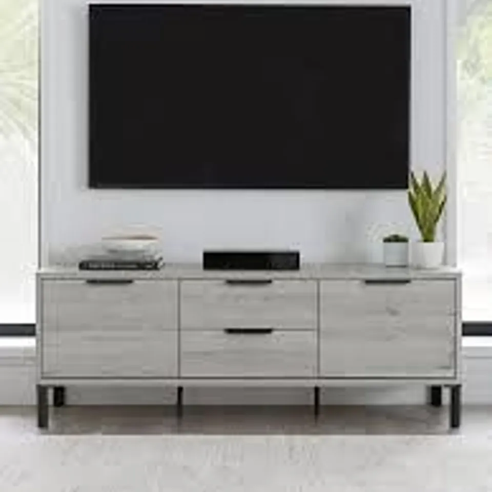 BOXED HARLEM TV UNIT - FITS UP TO 58 INCH TV (1 BOX)