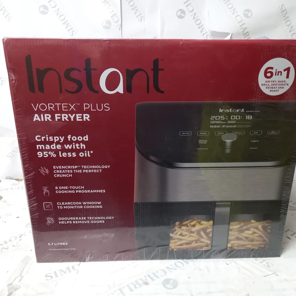 BOXED INSTANT 6 IN 1  VORTEX PLUS AIR FRYER