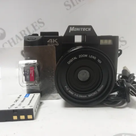 BOXED MONITECH 4K CAMERA