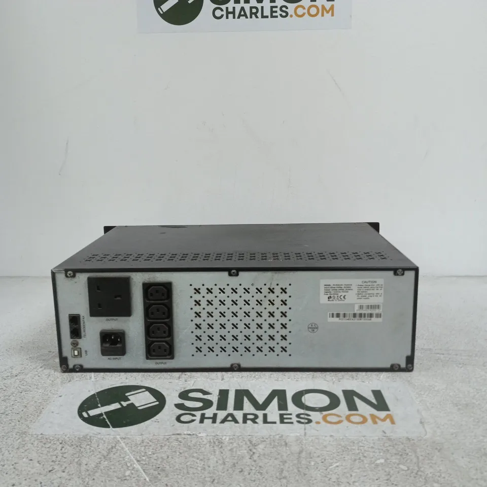 PCRACK-1500VA UPS – 1500VA/900W, 220-240V INPUT/OUTPUT, 1U RACK-MOUNT