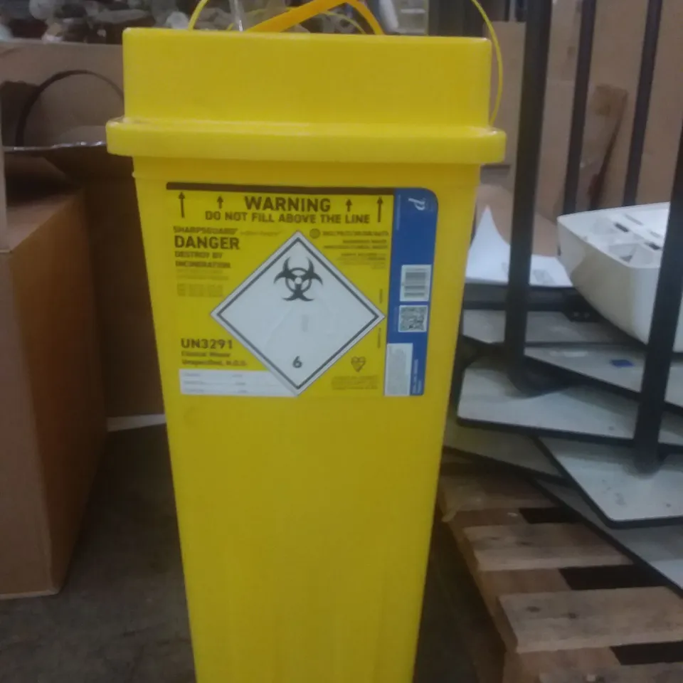 7 DANIELS SHARPS GUARD YELLOW THEATRE CLINICAL WASTE BINS