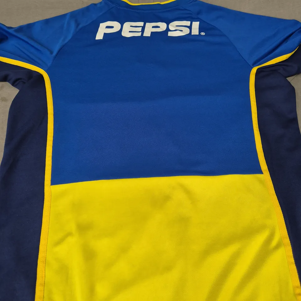 RETRO BOCA JUNIORS HOME JERSEY SIZE L