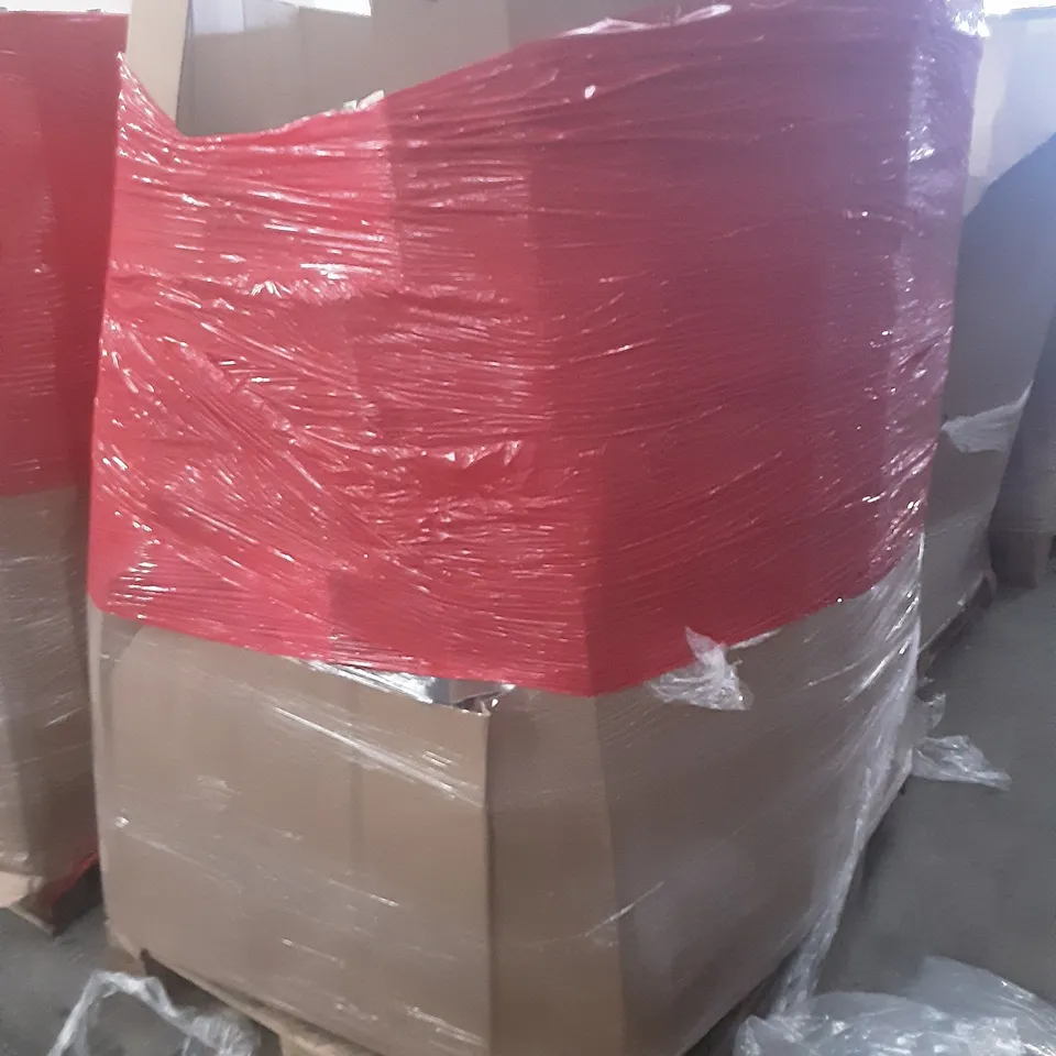 LARGE PALLET OF ASSORTED HOMEWARE ITEMS TO INCLUDE PRESSURE WASHER, ARTIFICIAL PLANTS, PARASOL BASE ETC 