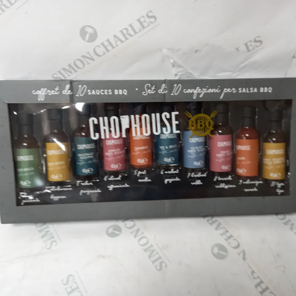 CHOPHOUSE BBQ SAUCE SET  RRP £24.95
