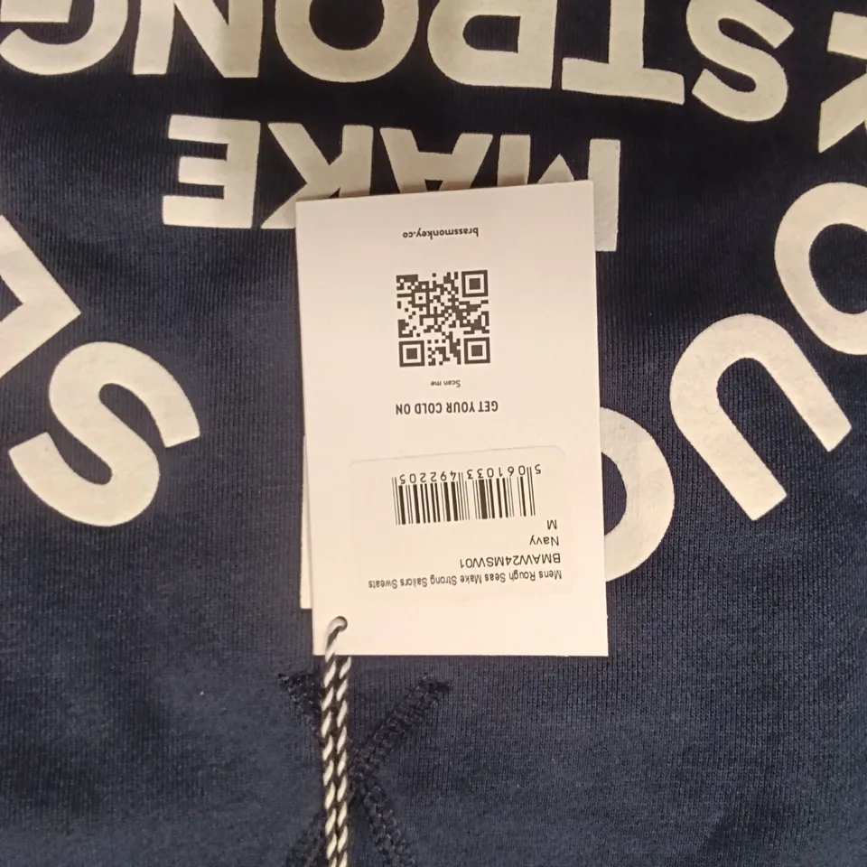 BRAND NEW BRASS MONKEY SWEATS - NAVY SIZE M APPROXIMATELY 12