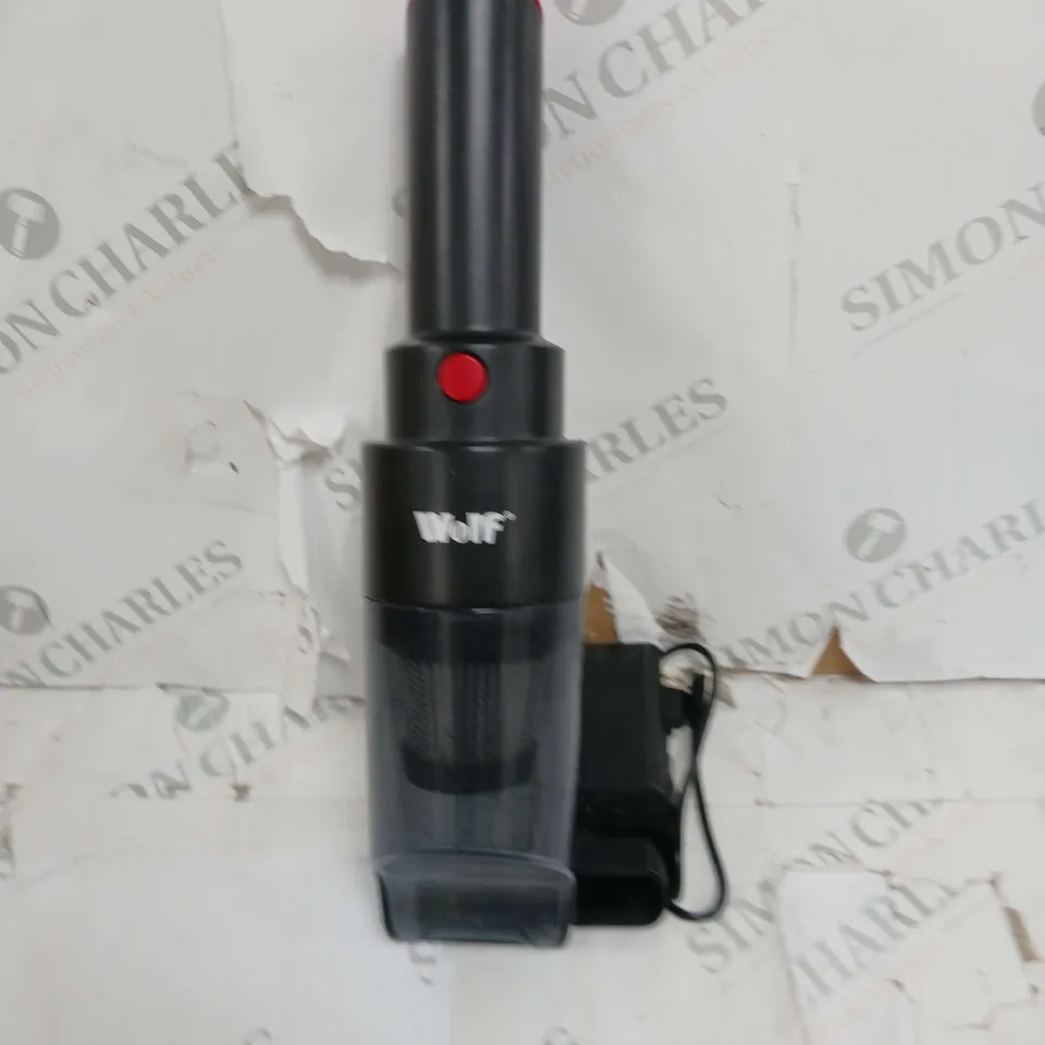 BOXED WOLF CORDLESS CAR BUDDY VACUUM CLEANER