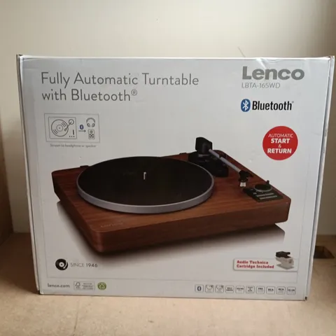 LENCO LBTA-165WD FULLY AUTOMATIC TURNTABLE WITH BLUETOOTH