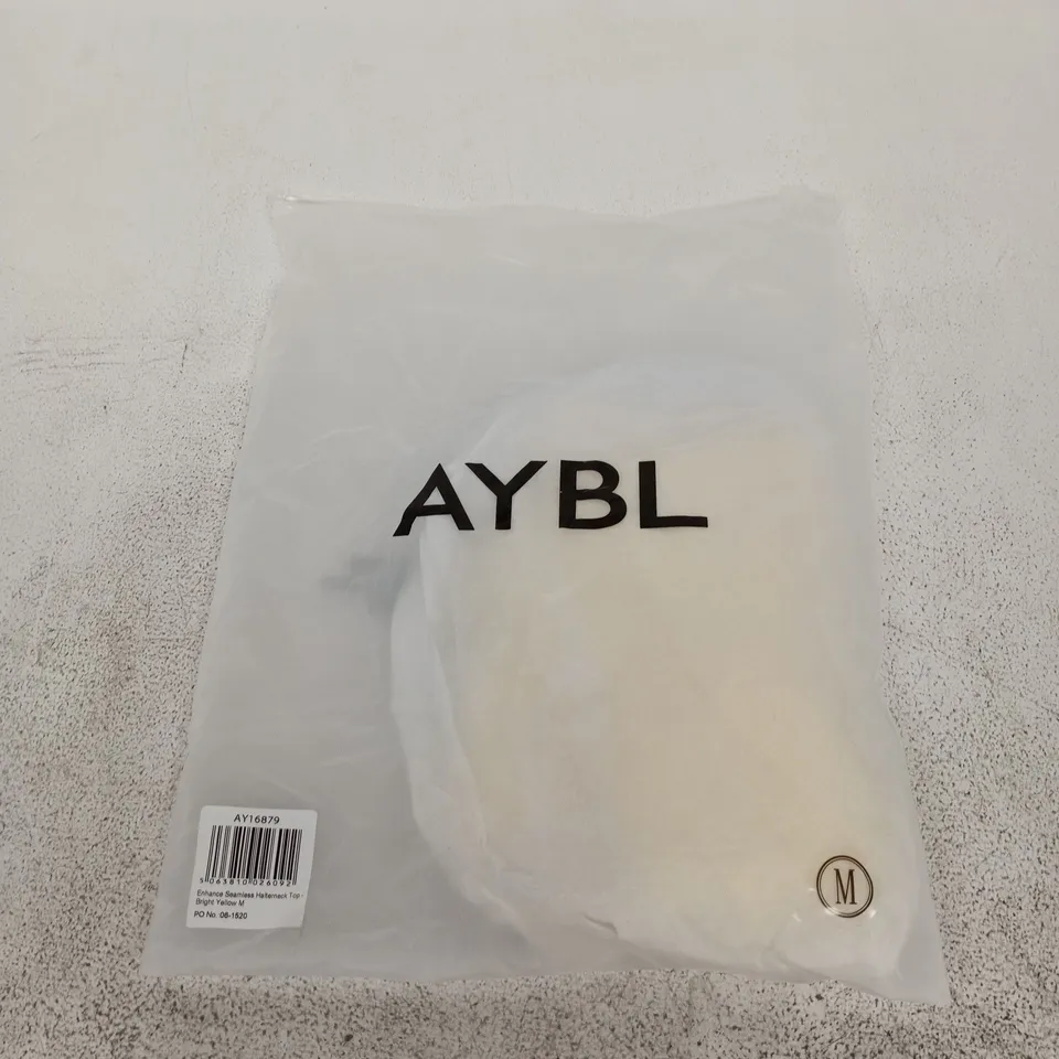 AYBL HALTERNECK TOP – BRIGHT YELLOW, SIZE M