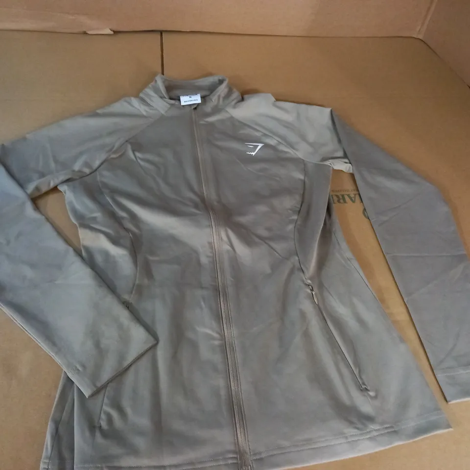 GYMSHARK ZIP THROUGH JACKET - M