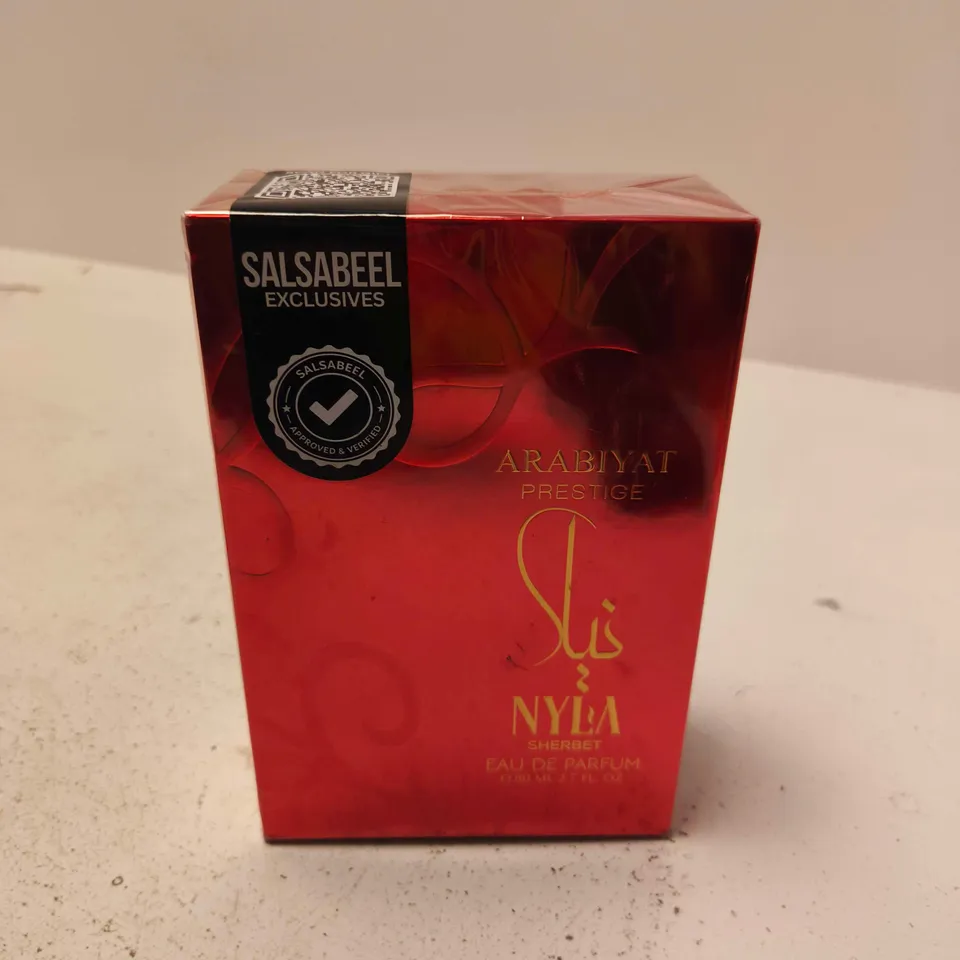 BOXED AND SEALED ARABIYAT PRESTIGE NYLA SHERBEY EAU DE PARFUM 80ML