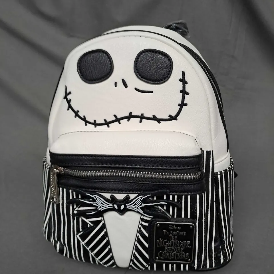 DISNEY TIME BURTONS THE NIGHTMARE BEFORE CHRISTMAS LOUNGEFLY BAG