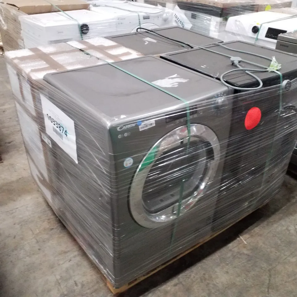 PALLET OF APPROXIMATELY 4 UNPROCESSED RAW RETURN WHITE GOODS TO INCLUDE;