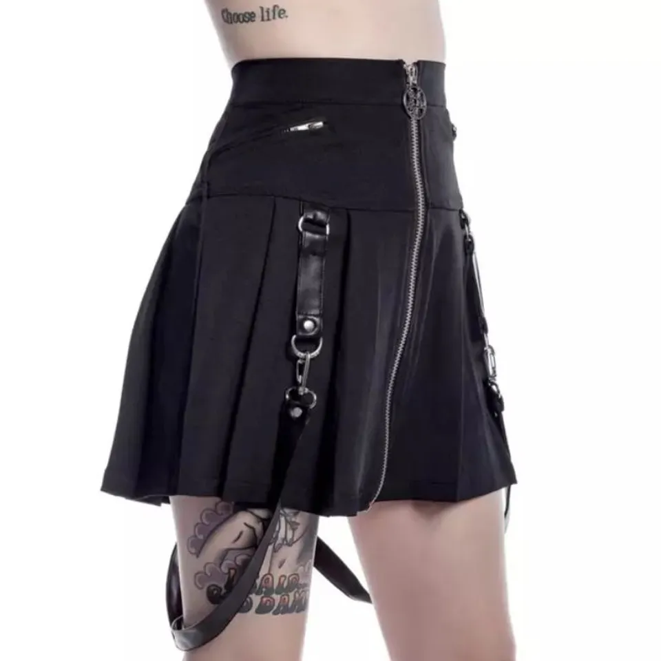 BRAND NEW KILLSTAR - BLAIRE BITCH - BLACK WOMEN'S SKIRT SIZE XS